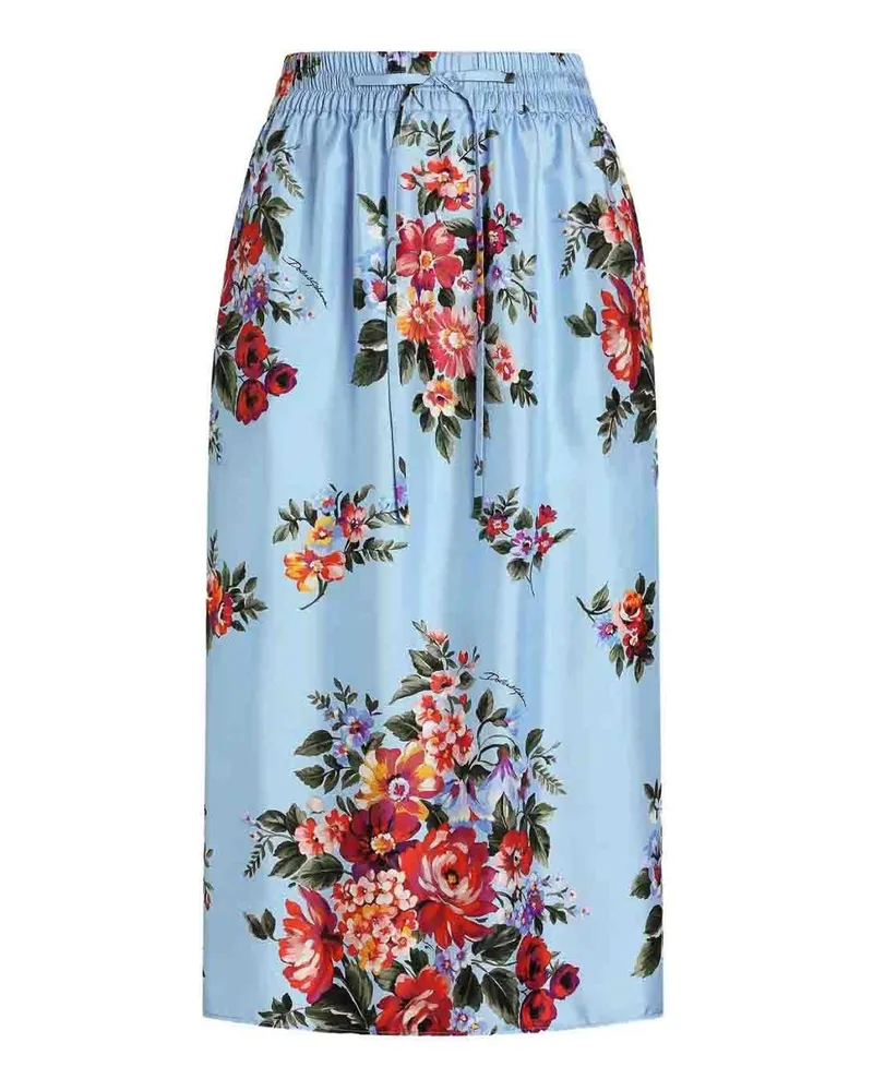 Dolce & Gabbana Langer Rock - Blau Blau