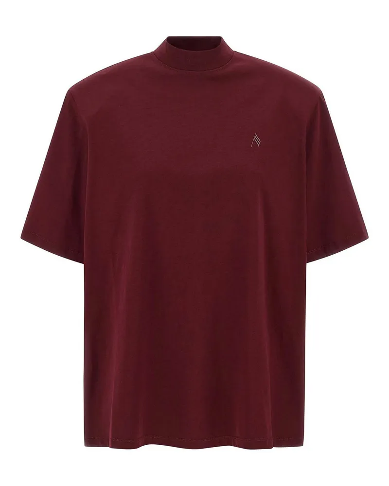 ATTICO T-Shirt - Dunkelrot Dunkelrot