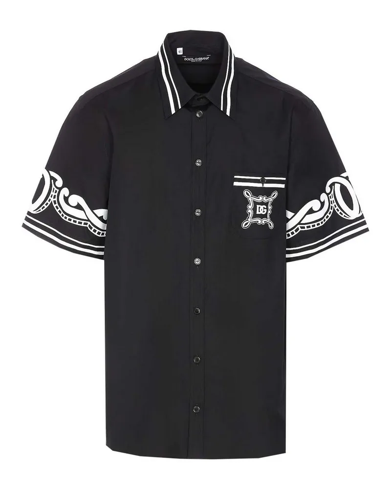 Dolce & Gabbana Hemd - Schwarz Schwarz
