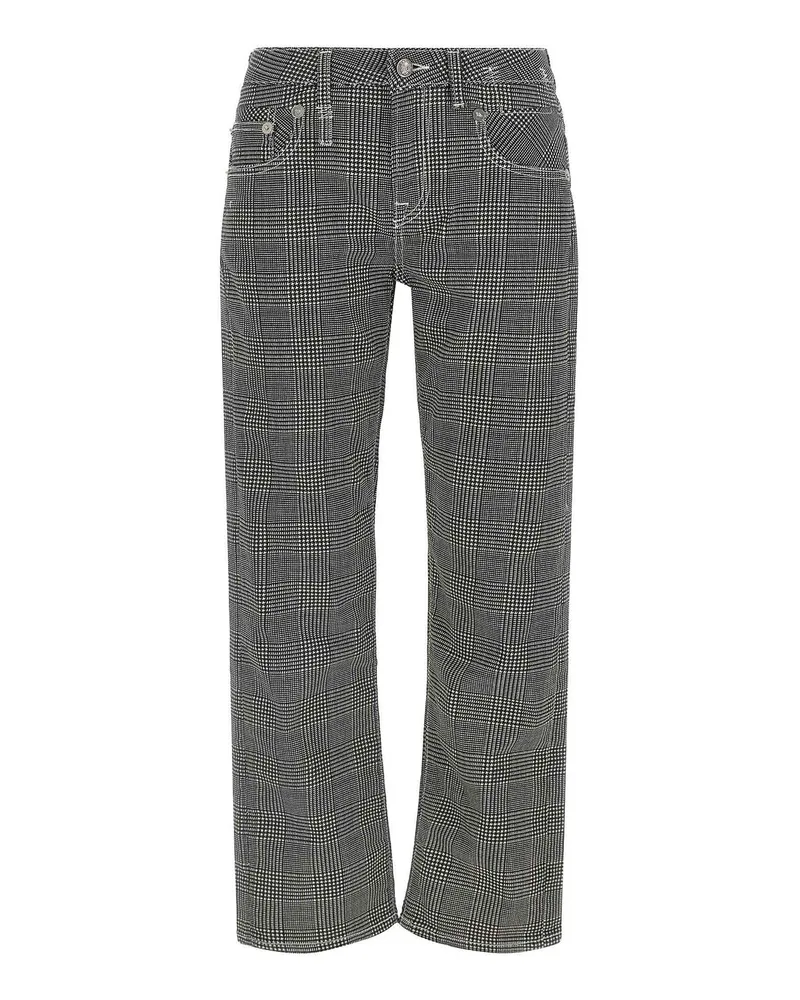 R13 Casual Hose - Weiß Grau