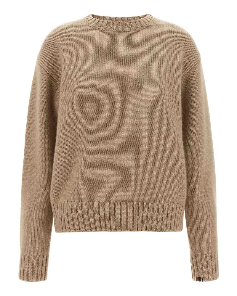 extreme cashmere Rundhalspullover - Beige Beige