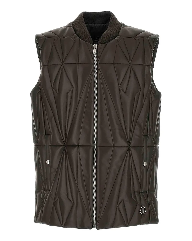 Rick Owens Weste - Braun Braun