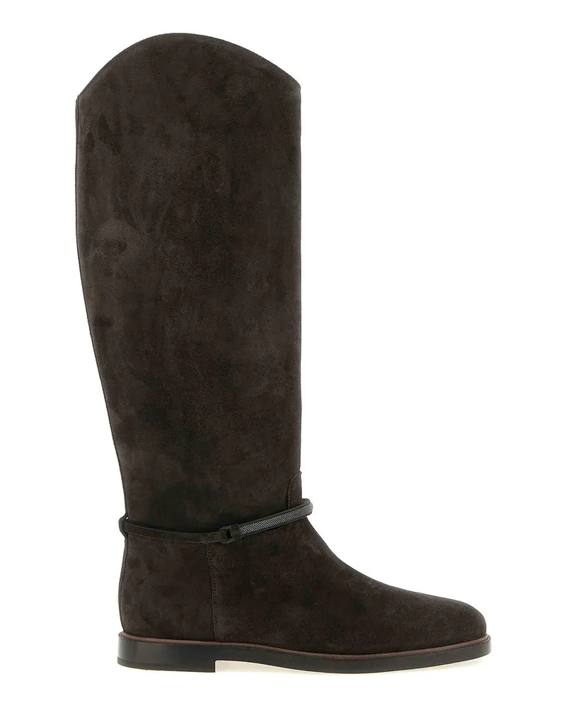 Brunello Cucinelli Stiefel - Schwarz Schwarz
