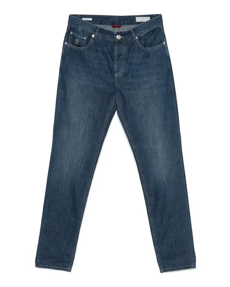 Brunello Cucinelli Straight Leg Jeans Dunkles