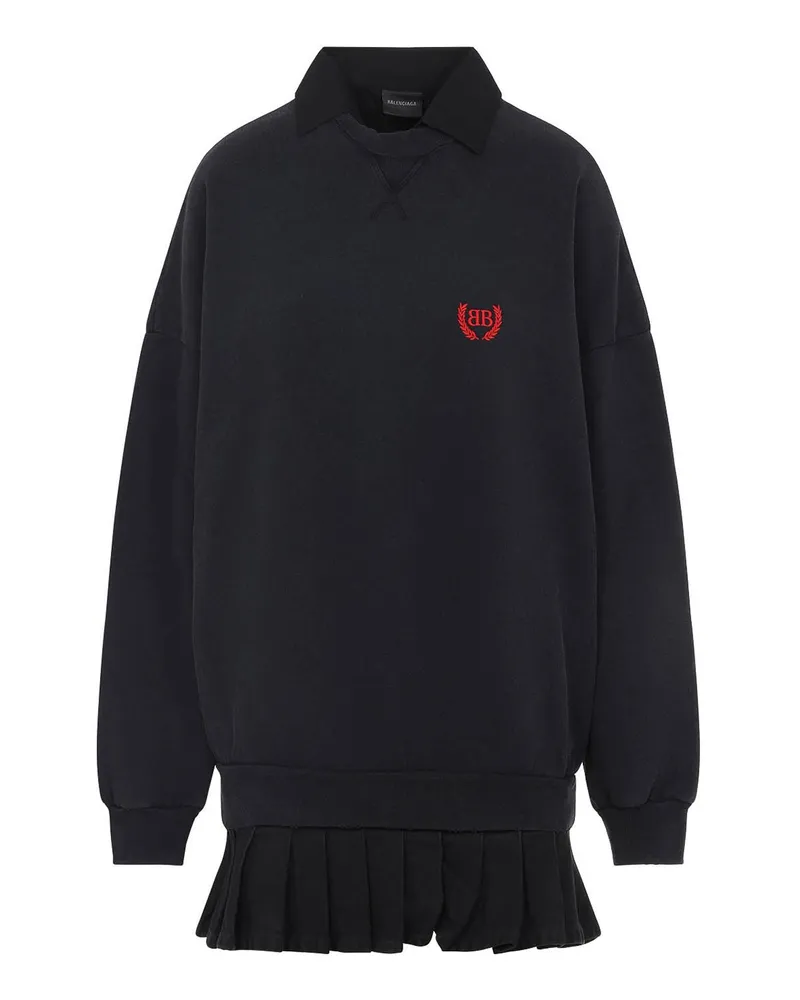 Balenciaga Kurzes Kleid - Schwarz Schwarz