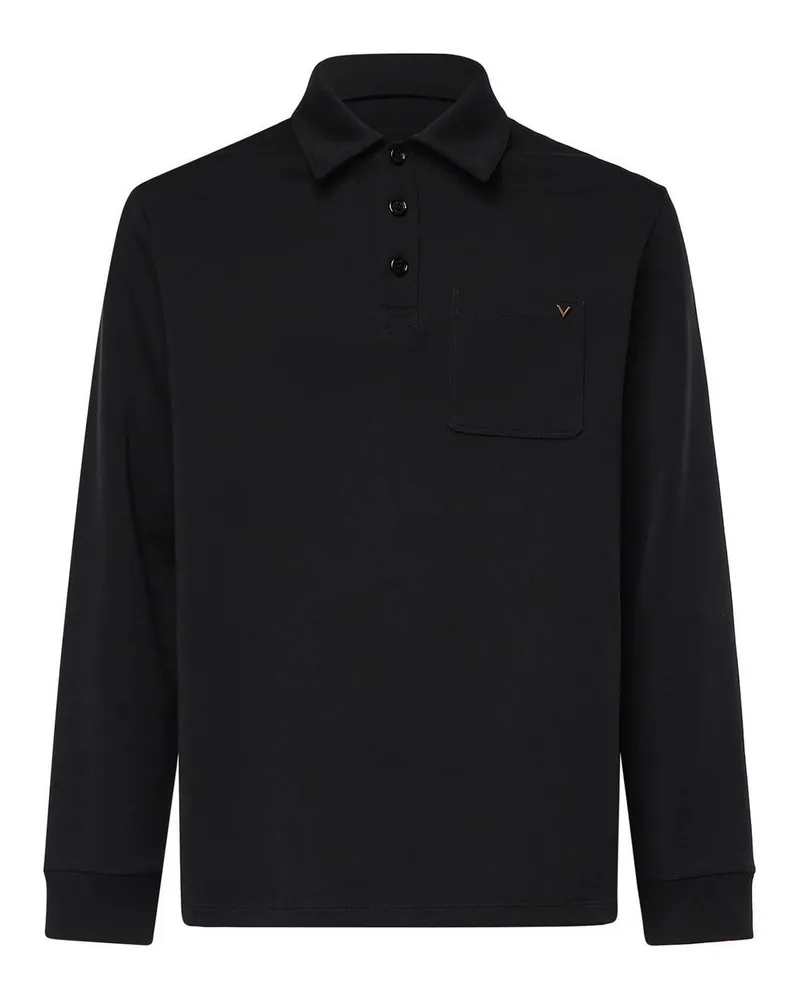 Valentino Garavani Poloshirt - Schwarz Schwarz