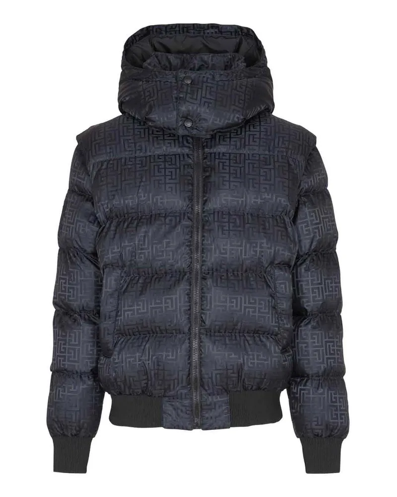 Balmain Daunenjacke - Schwarz Schwarz