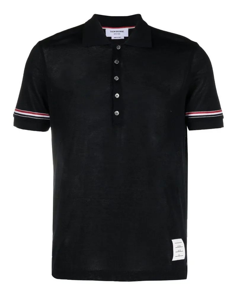 Thom Browne Poloshirt - Dunkelblau Dunkelblau