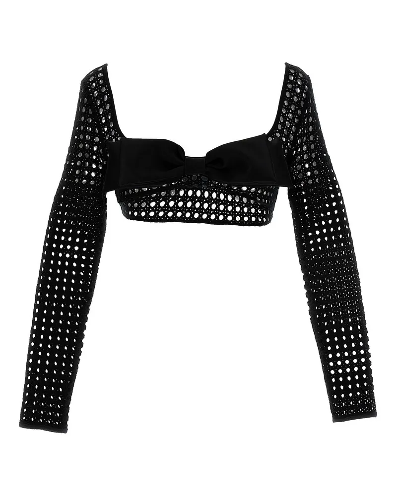 Giambattista Valli Top - Schwarz Schwarz