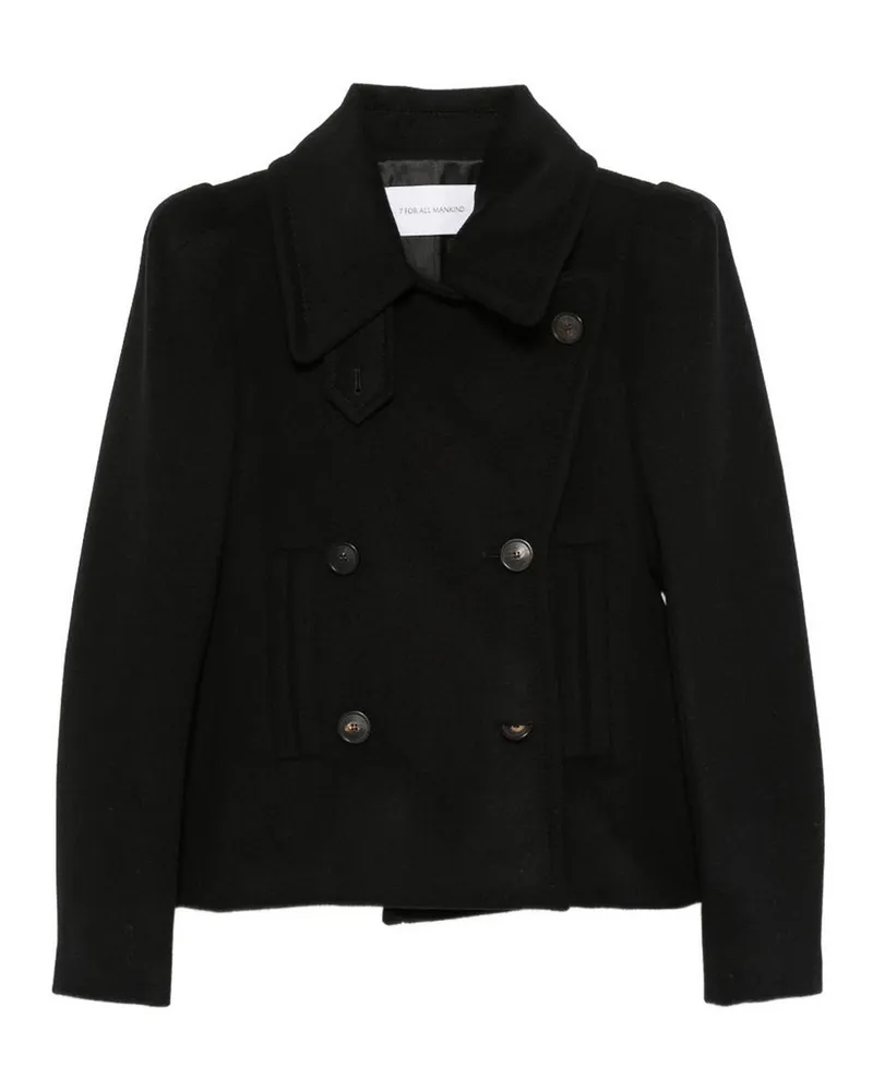 7 for all mankind Casualjacke - Schwarz Schwarz