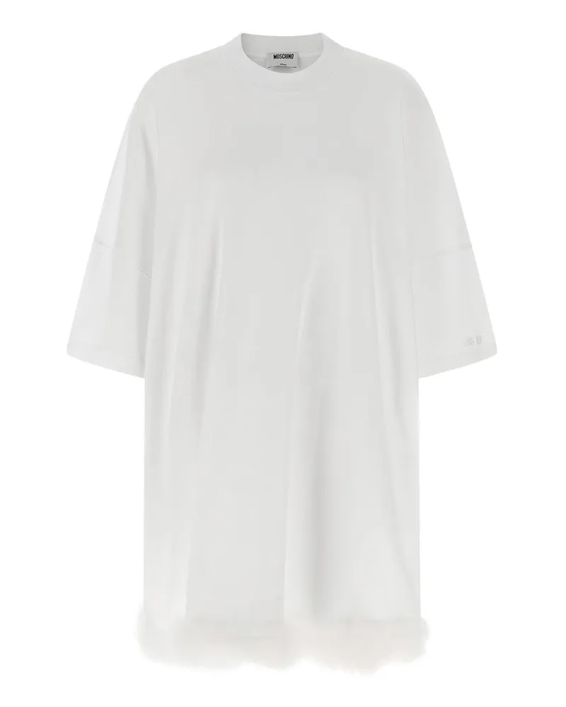 Moschino Knielanges Kleid - Weiß Weiß