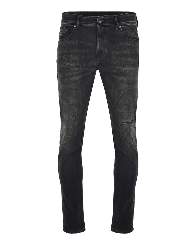 Diesel Straight Leg Jeans - Schwarz Schwarz