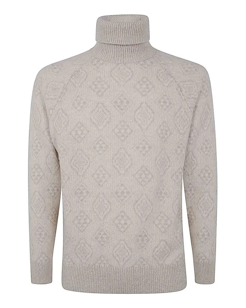 Brunello Cucinelli Rollkragenpullover - Weiß Weiß