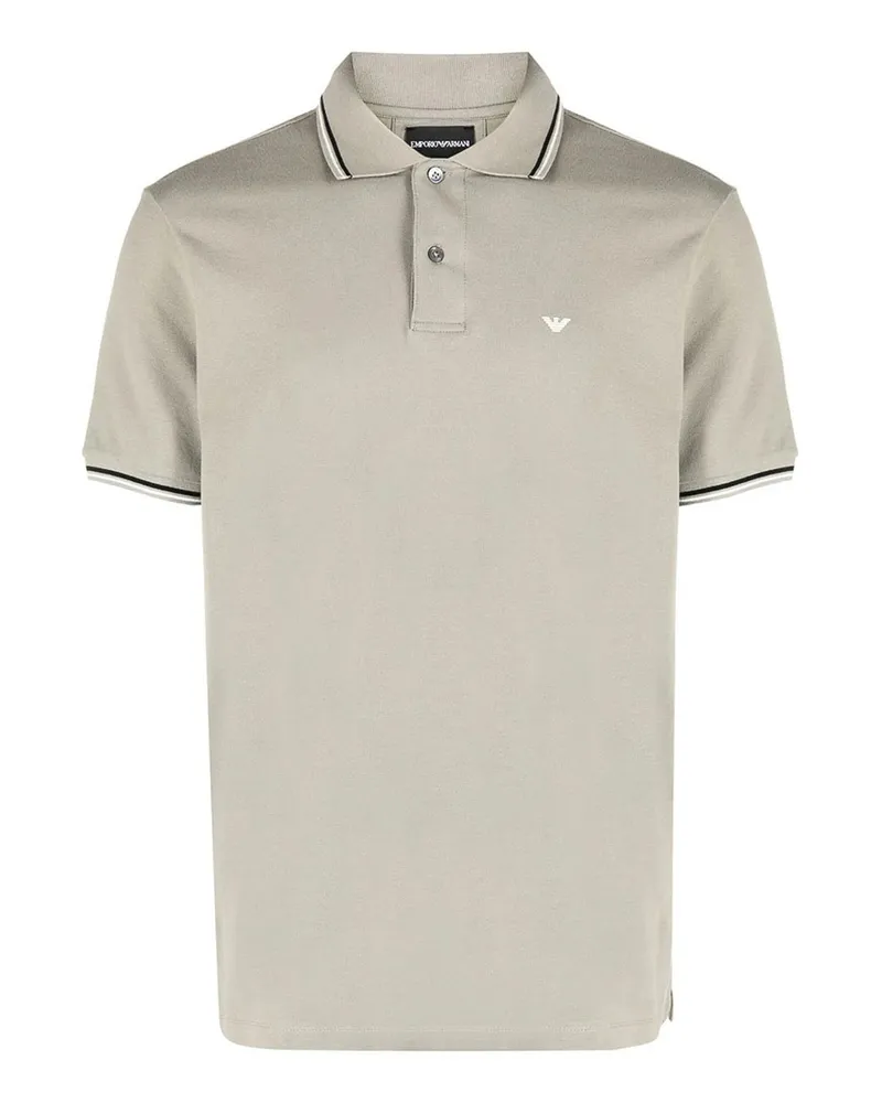 Emporio Armani Rundhalspullover - Grau Grau