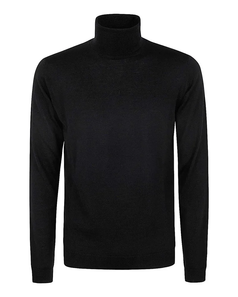 Nuur Rollkragenpullover - Schwarz Schwarz