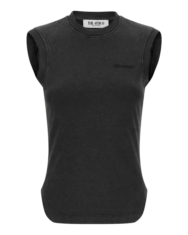 ATTICO Top - Schwarz Schwarz