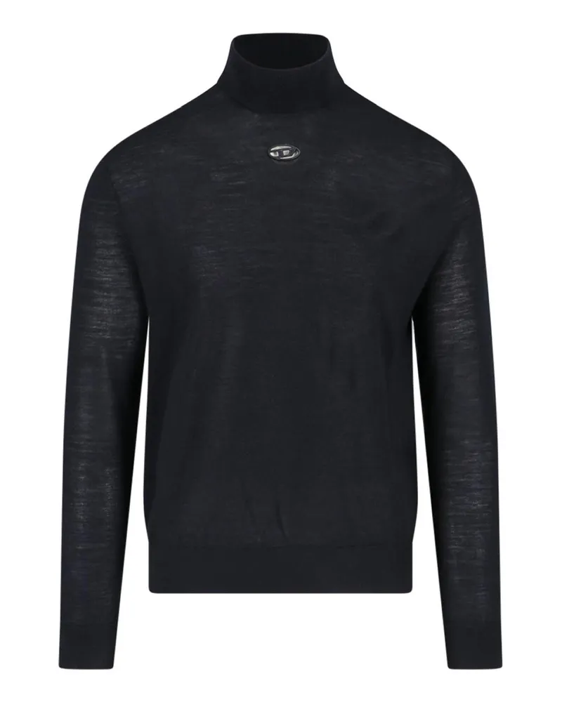 Diesel Rollkragenpullover - Schwarz Schwarz