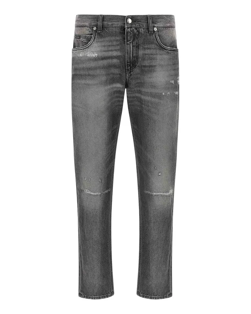 Dolce & Gabbana Straight Leg Jeans - Grau Grau