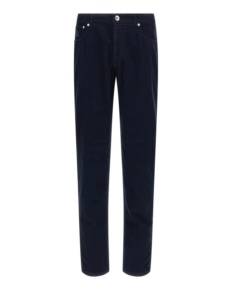 Brunello Cucinelli Casual Hose - Blau Blau