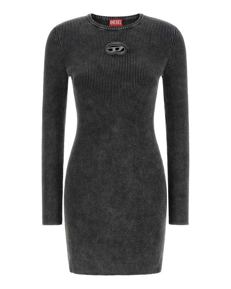 Diesel Knielanges Kleid - Schwarz Schwarz