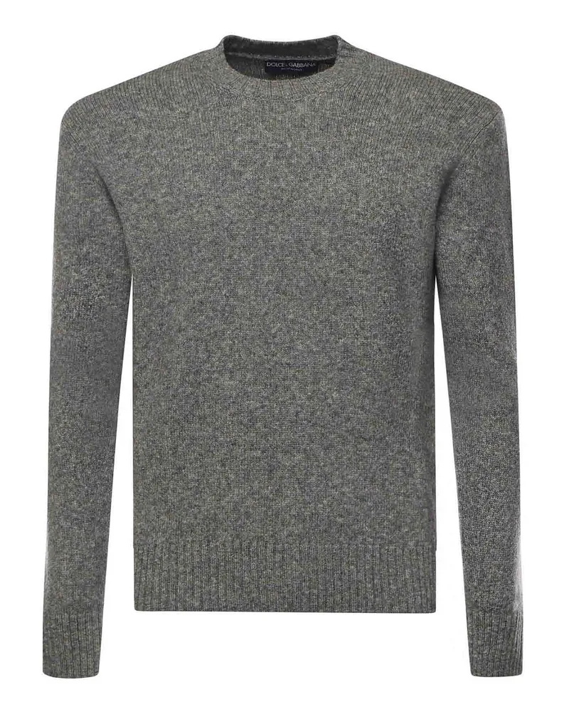 Dolce & Gabbana Rundhalspullover - Grau Grau