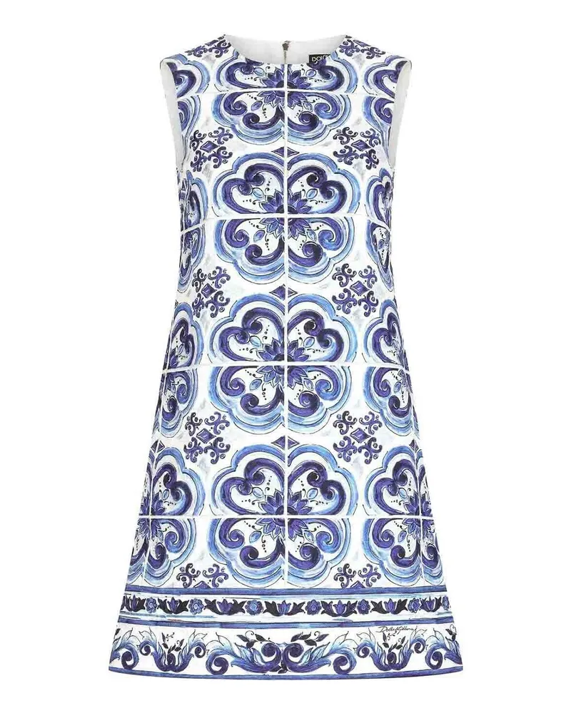 Dolce & Gabbana Knielanges Kleid - Blau Blau
