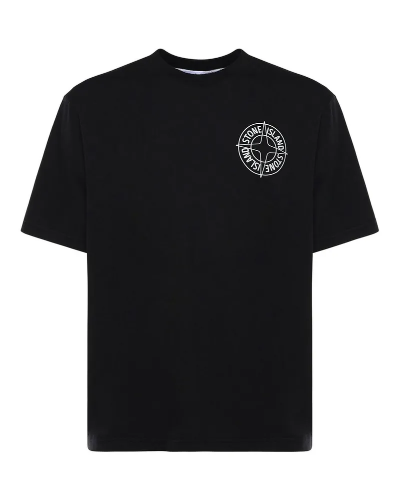 Stone Island T-Shirt - Schwarz Schwarz
