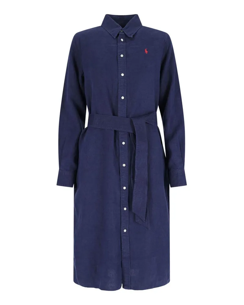 Ralph Lauren Knielanges Kleid - Blau Blau