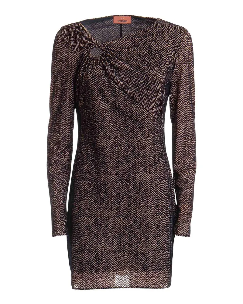 Missoni Knielanges Kleid - Schwarz Schwarz