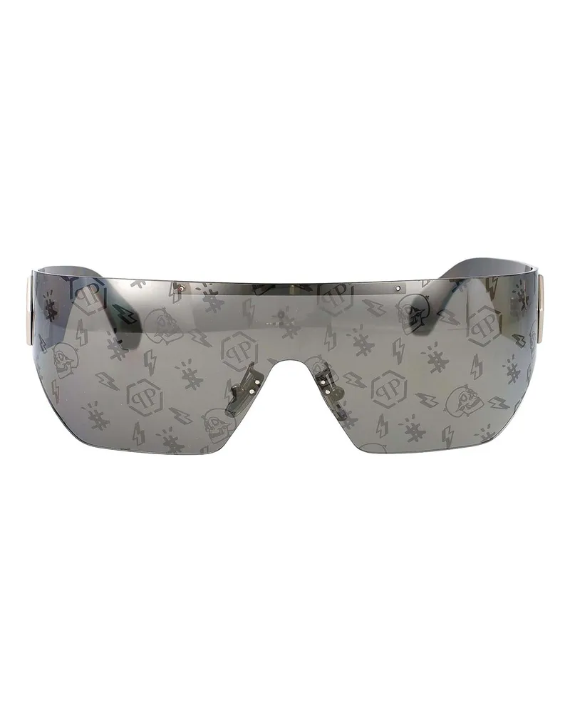 Philipp Plein Sonnenbrille - Schwarz Schwarz