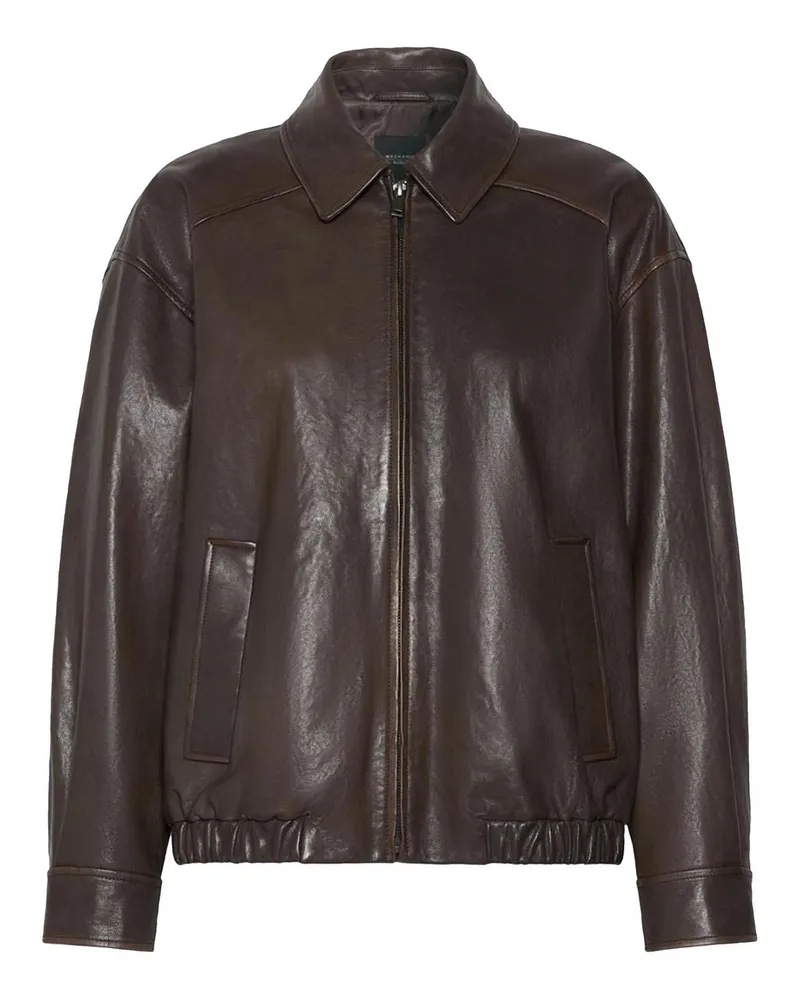 Max Mara Casualjacke - Dunkelbraun Dunkelbraun