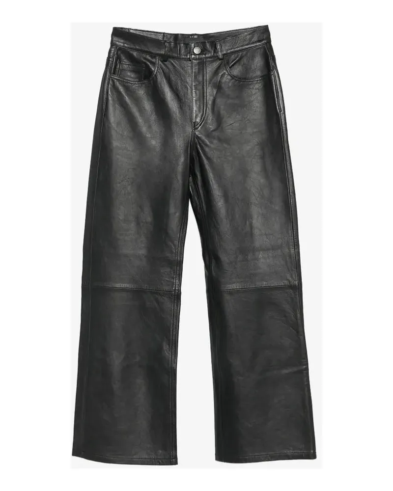 Haikure Lederhose - Schwarz Schwarz