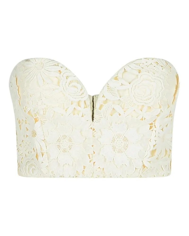 ROTATE Birger Christensen Top - Weiß Weiß