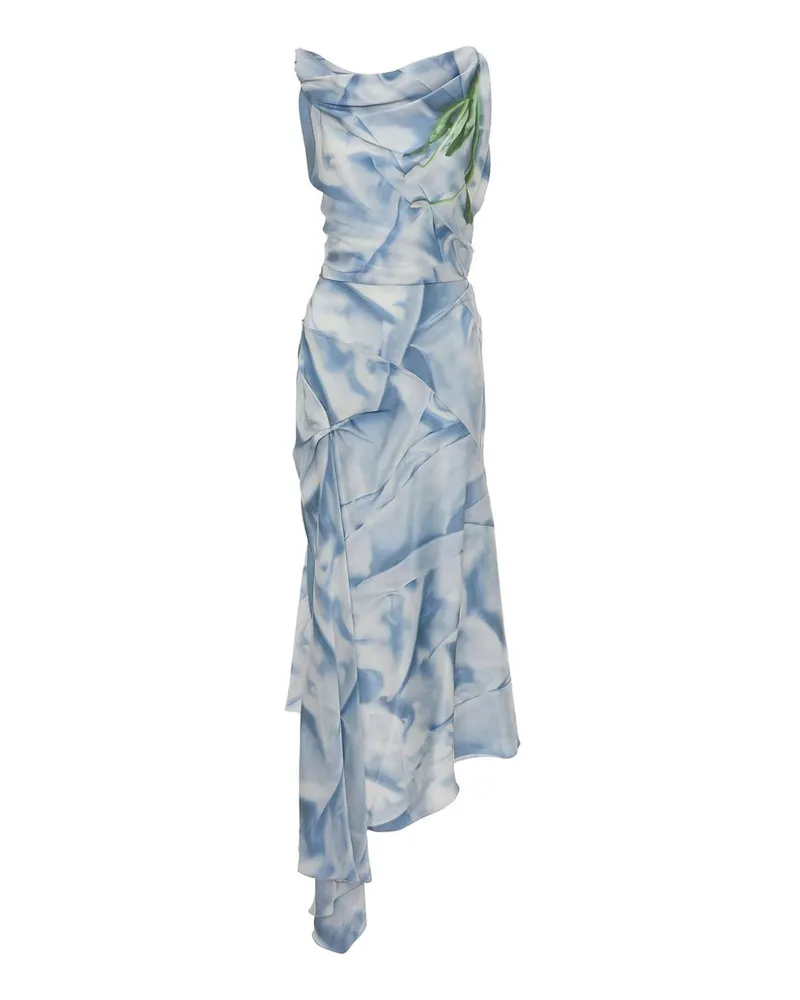Victoria Beckham Kurzes Kleid - Blau Blau