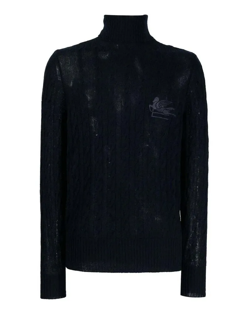 Etro U-Boot-Pullover - Schwarz Schwarz