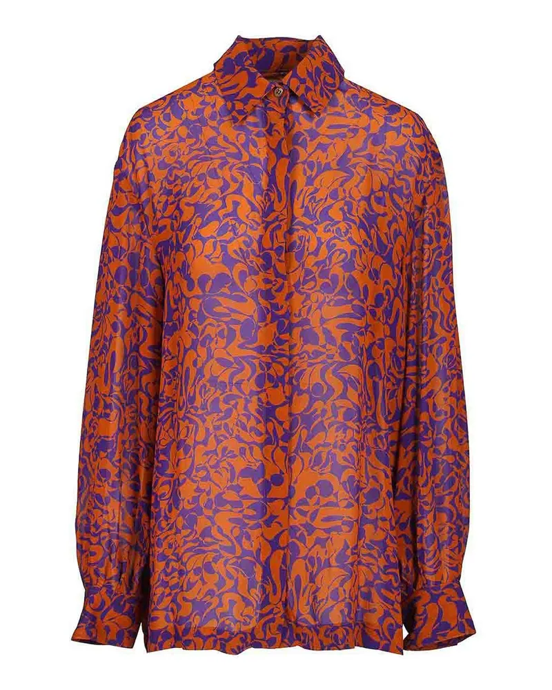 Dries van Noten Hemd - Orange Orange