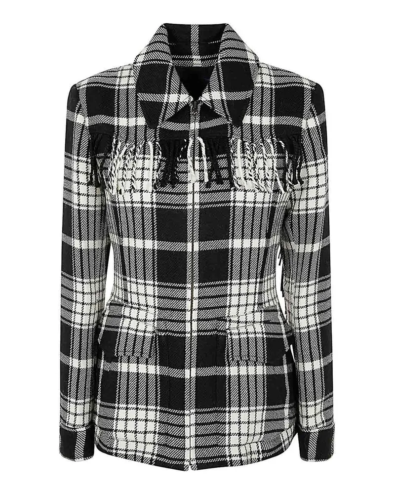 Ralph Lauren Knielanger Mantel - Schwarz Schwarz