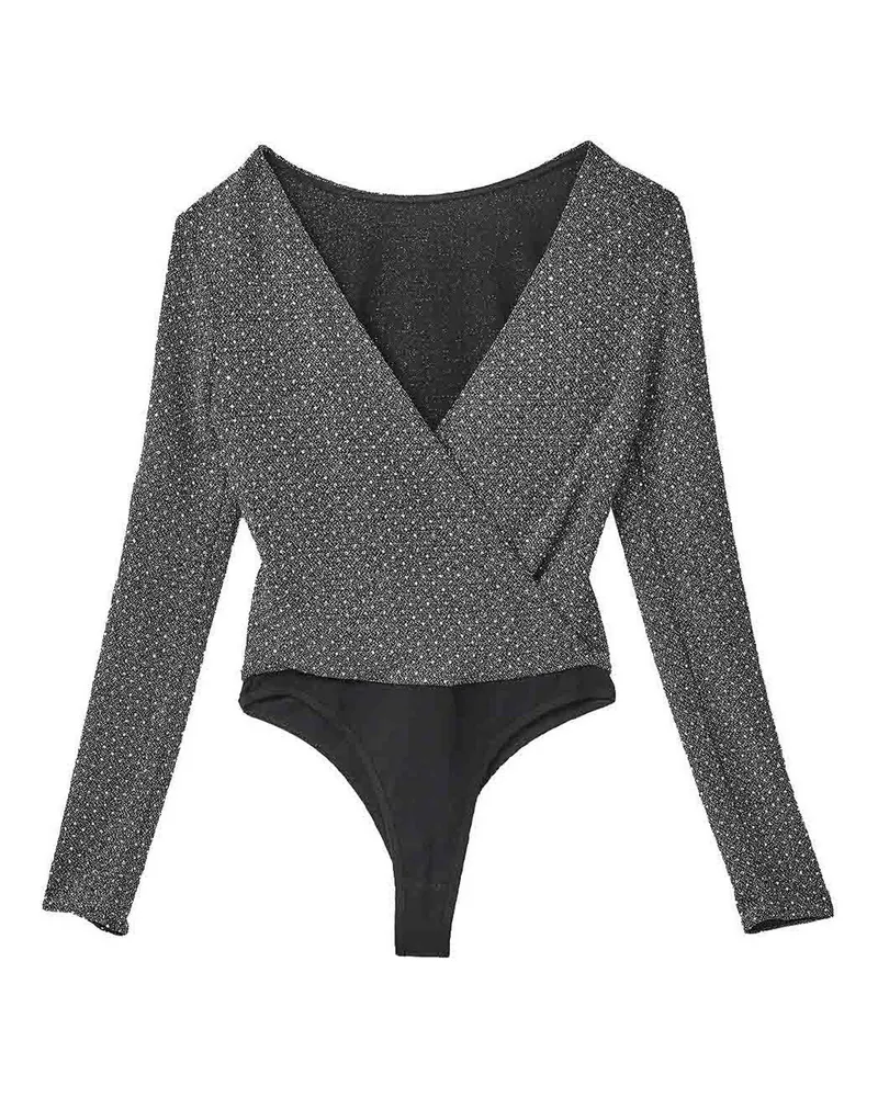 Karl Lagerfeld Top - Silber Silber