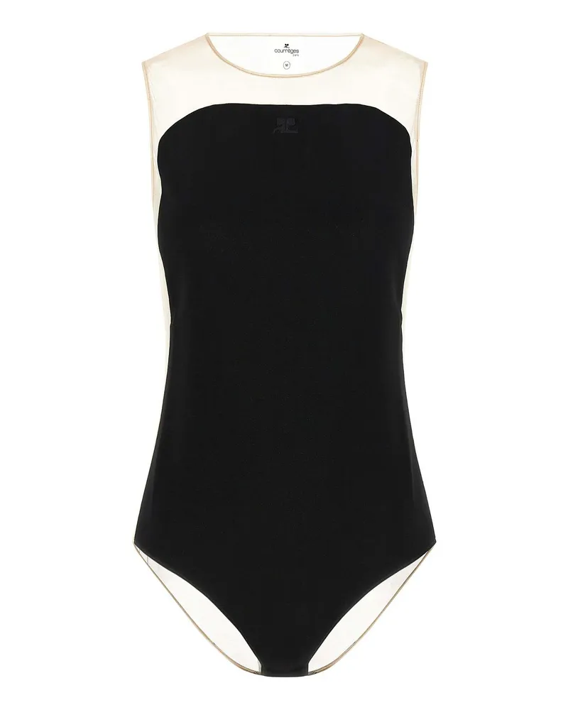 Courrèges Top - Schwarz Schwarz