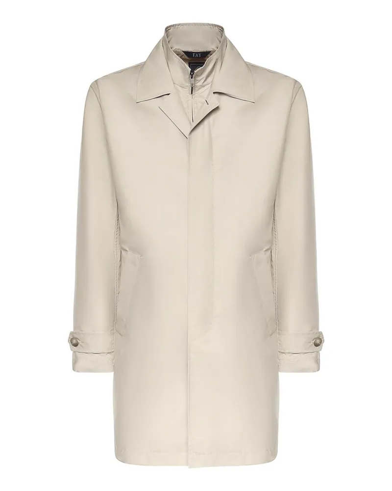 Fay Knielanger Mantel - Beige Beige