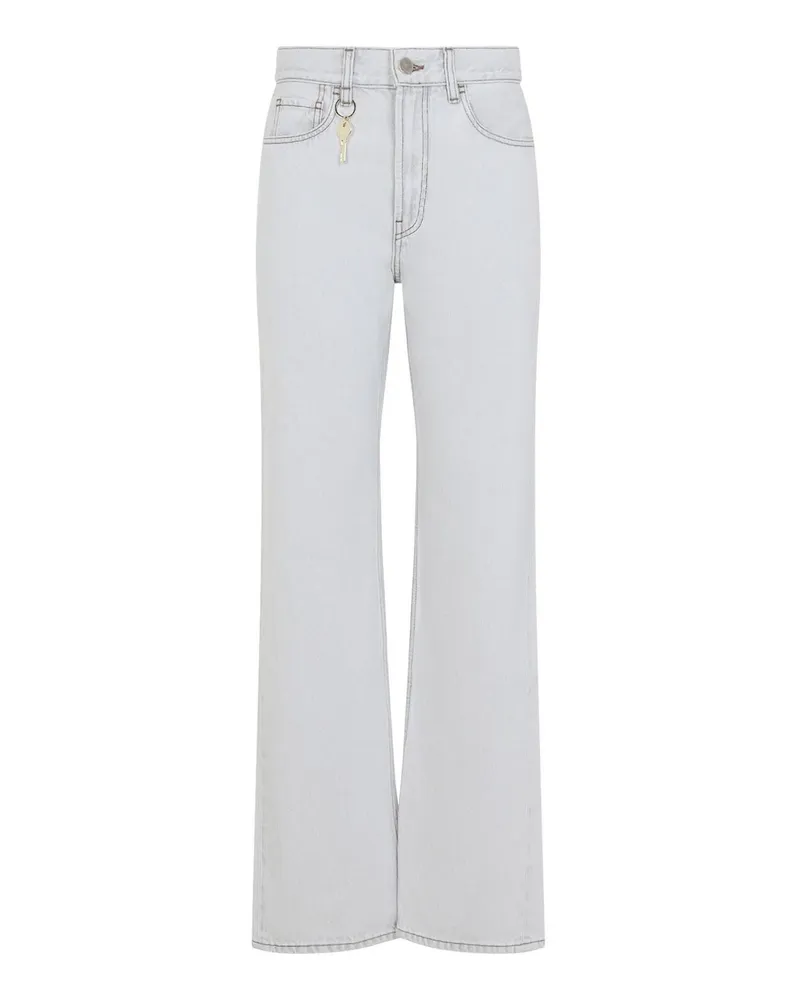 Carven Straight Leg Jeans - Grau Grau