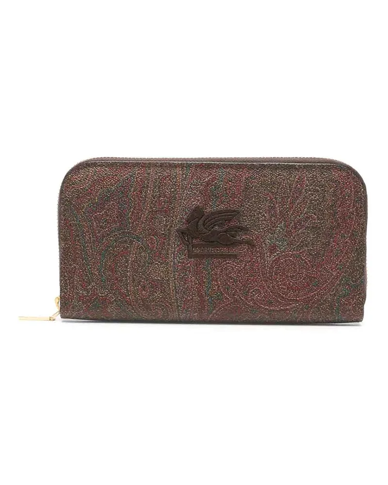 Etro Portemonnaie - Braun Braun