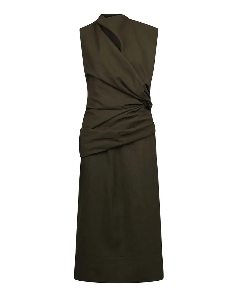 Jil Sander Maxikleid - Grün Grün