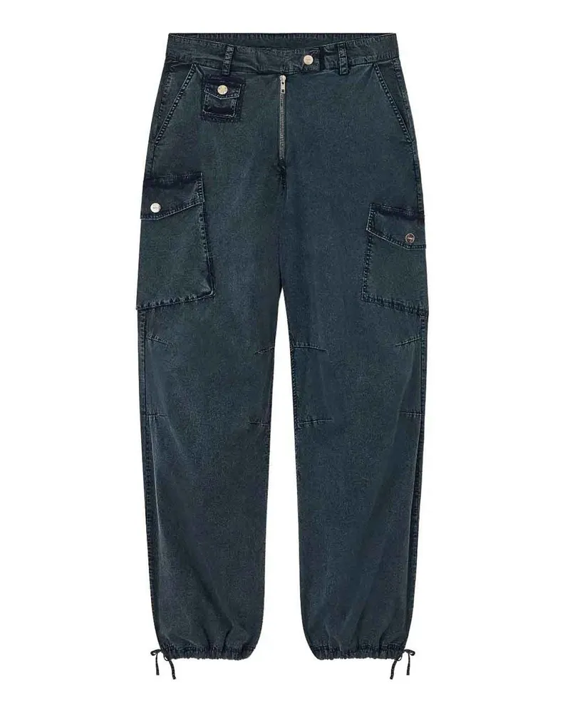 Ganni Casual Hose - Hellblau Hellblau