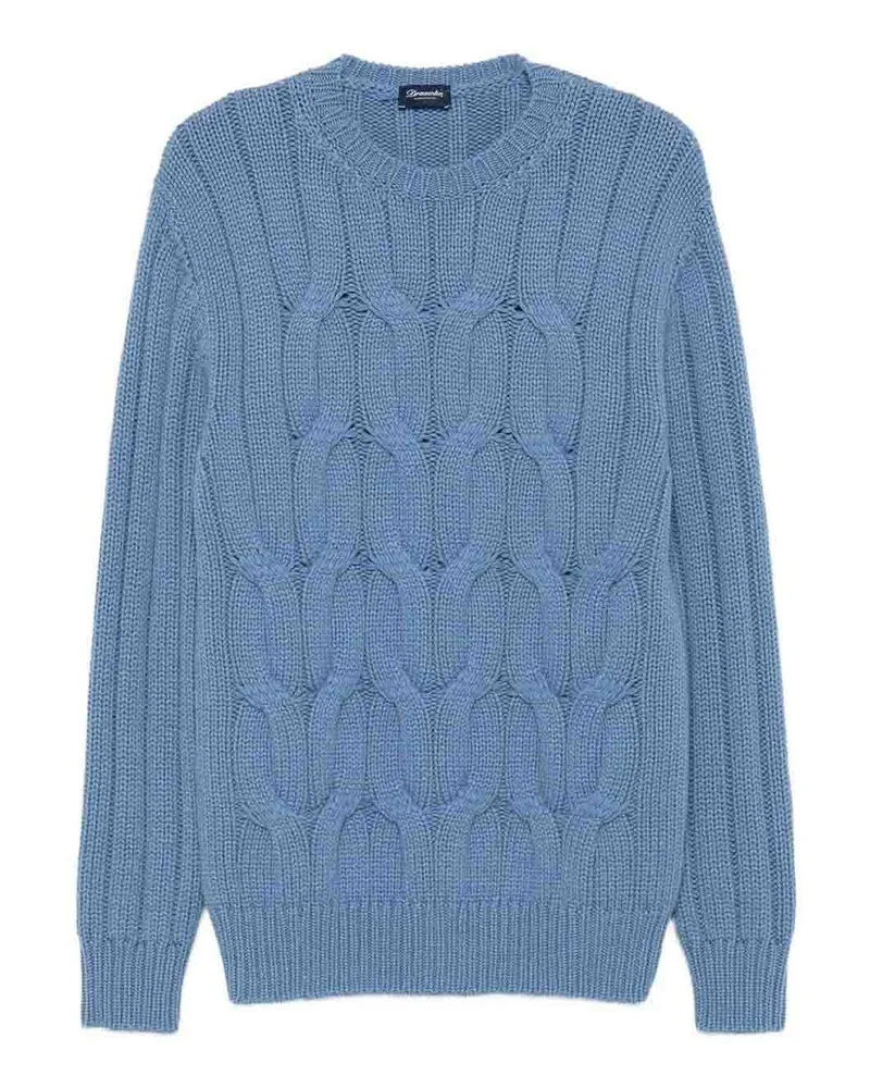 Drumohr  Rundhalspullover - Denim Denim