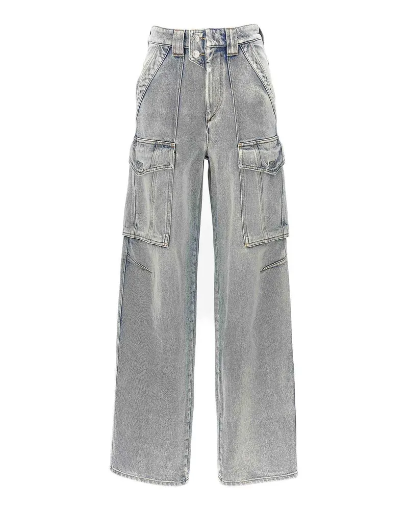 Étoile Isabel Marant Straight Leg Jeans - Hellblau Hellblau