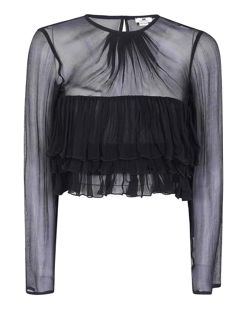 Elisabetta Franchi Hemd - Schwarz Schwarz