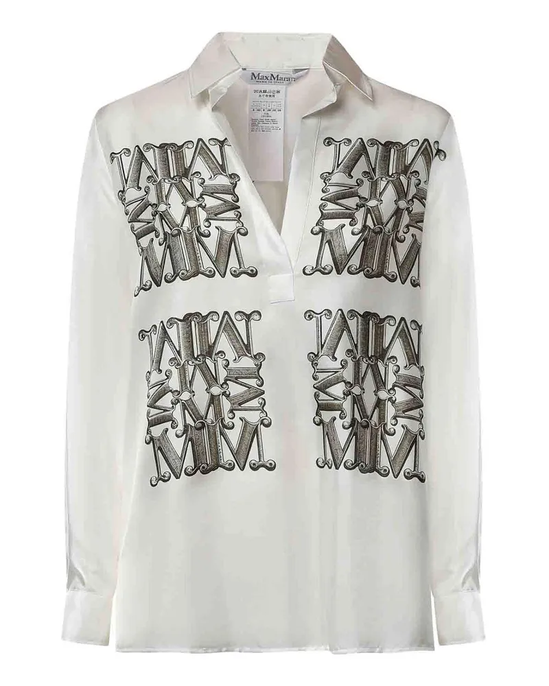 Max Mara Hemd - Weiß Weiß