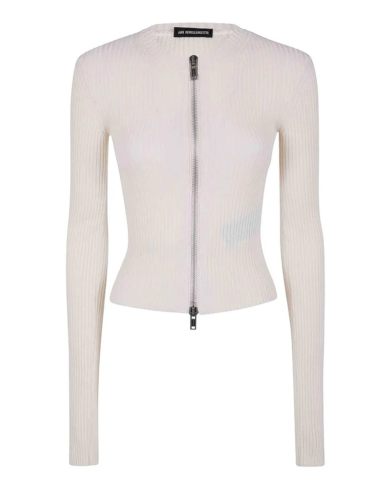 Ann Demeulemeester Cardigan - Weiß Weiß