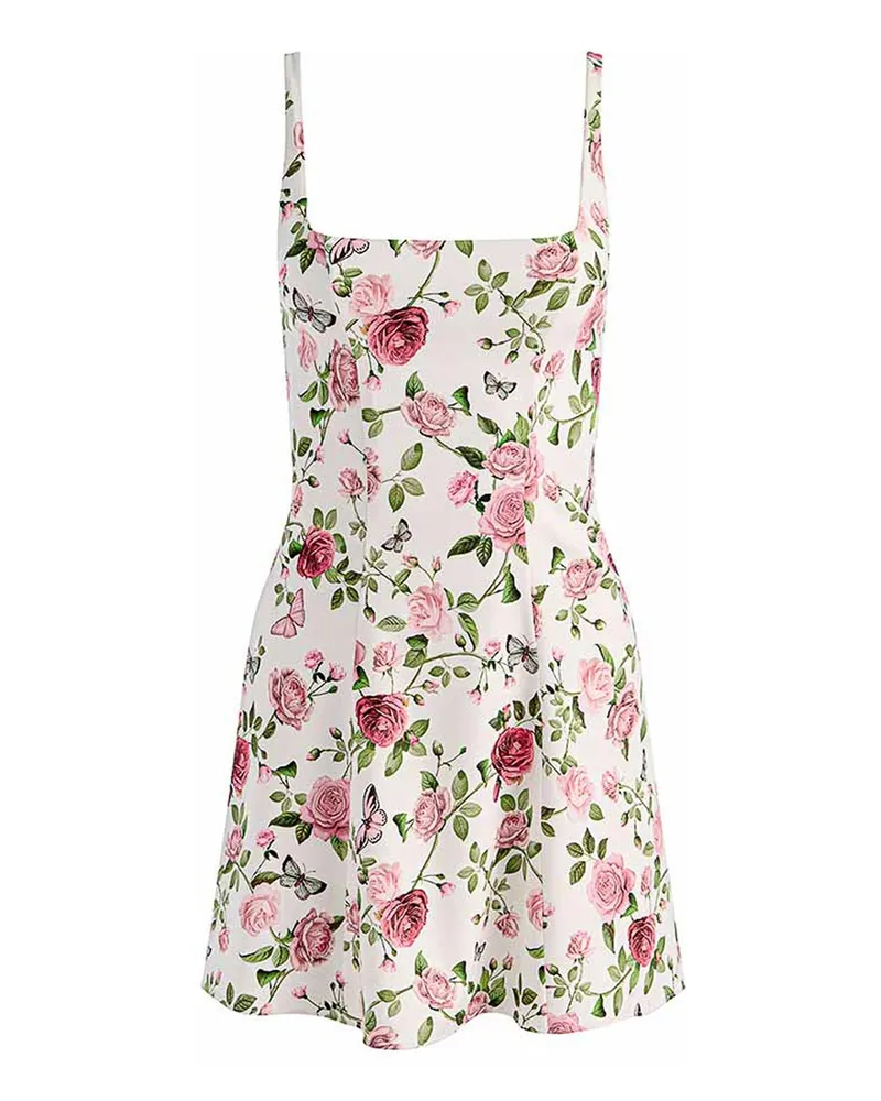Alice + Olivia Kurzes Kleid - Weiß Weiß
